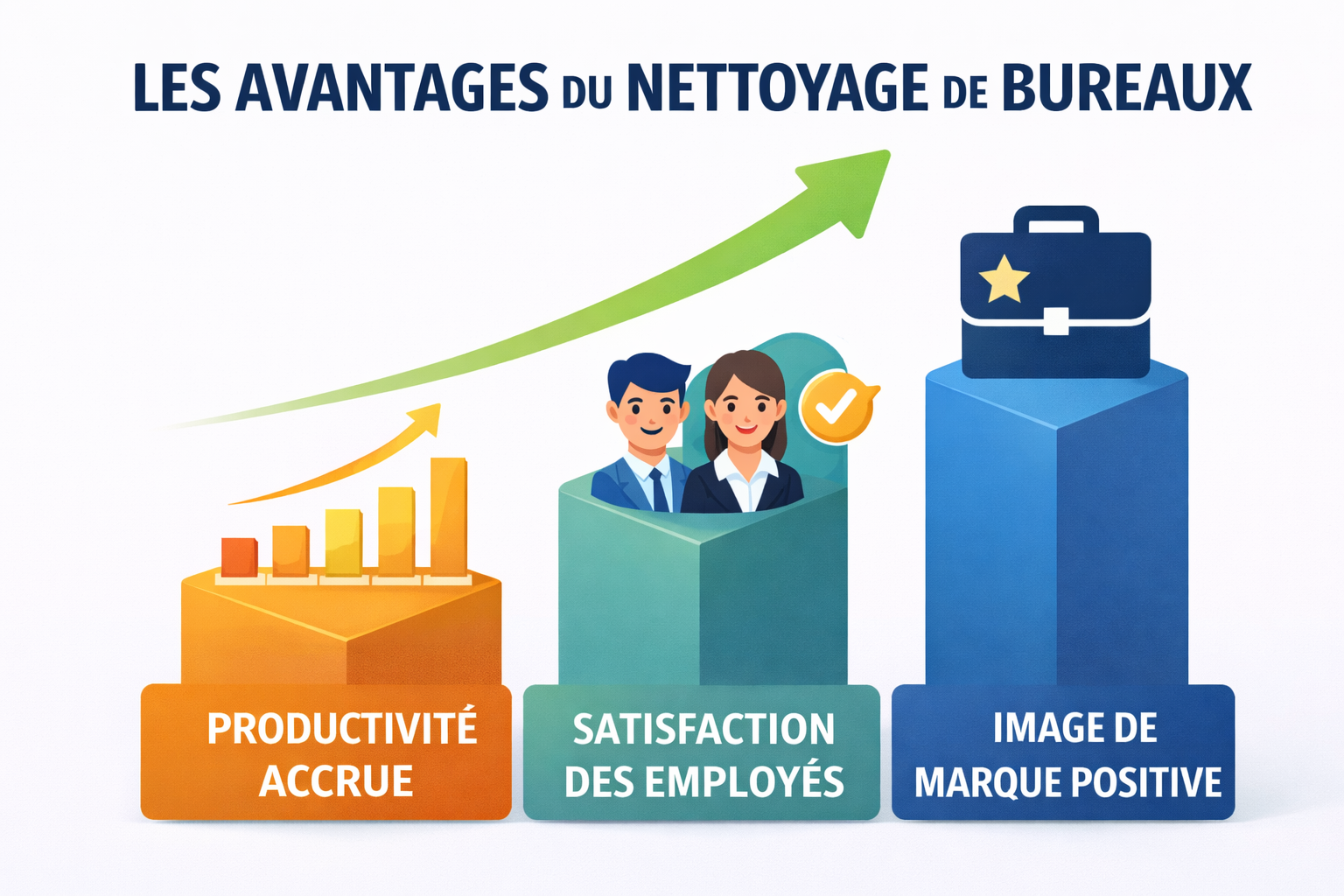 Avantages du nettoyage de bureaux